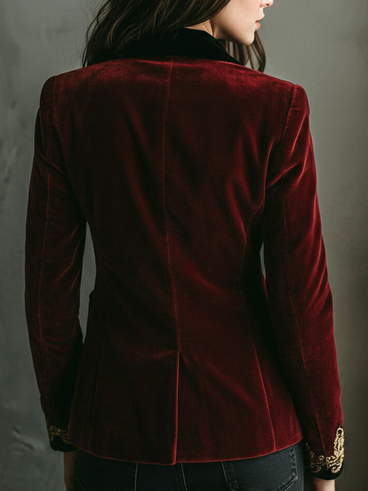 Dolores ⎸ Elegante Chaqueta de Terciopelo de Lujo