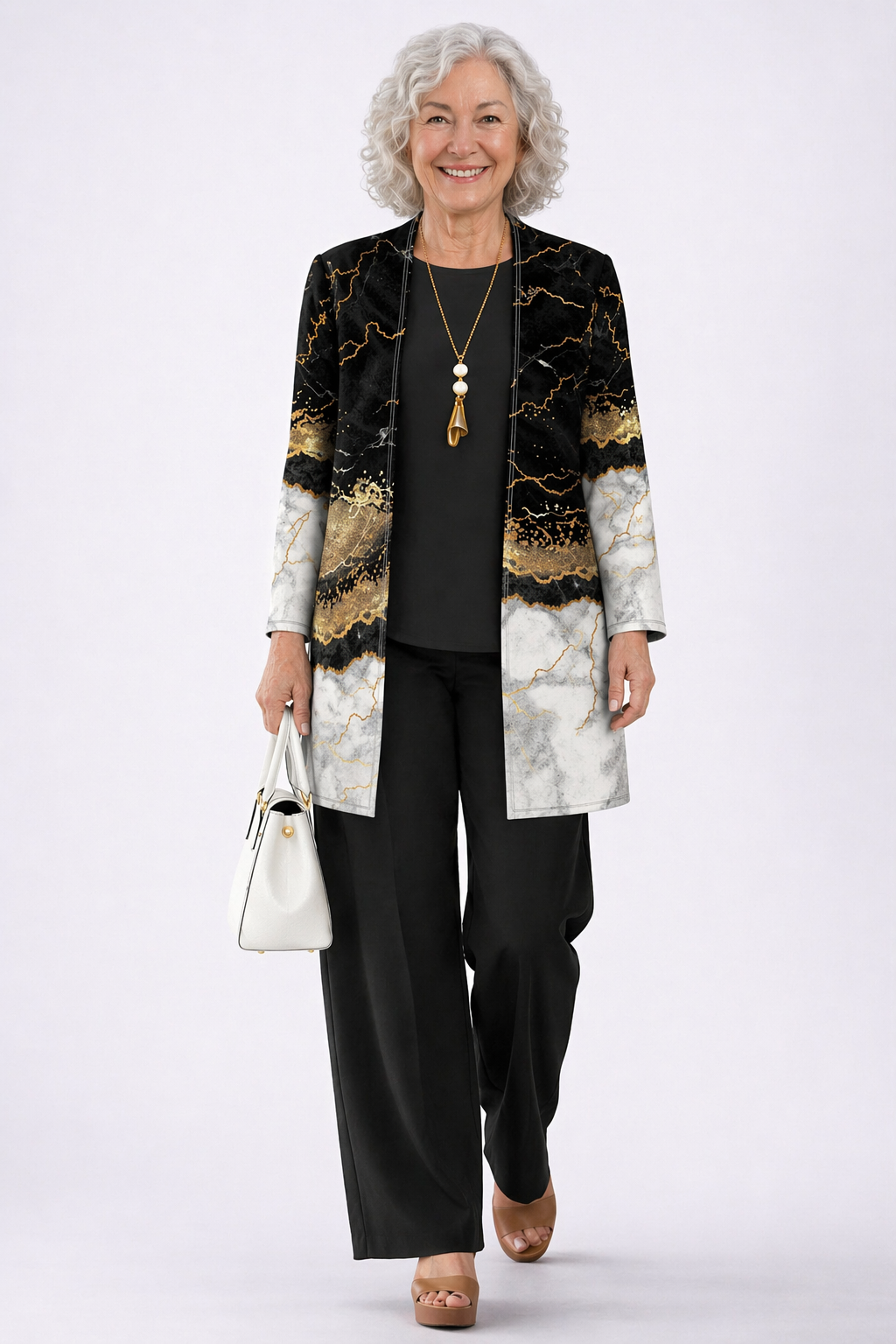 Conjunto de Tres Piezas Elegancia Clásica