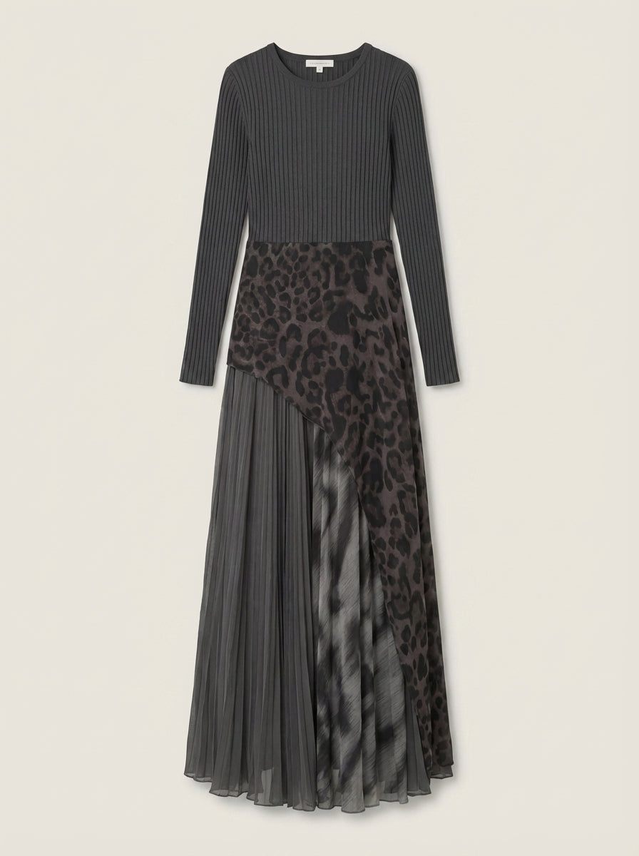 Clara - Vestido Largo Leopardo