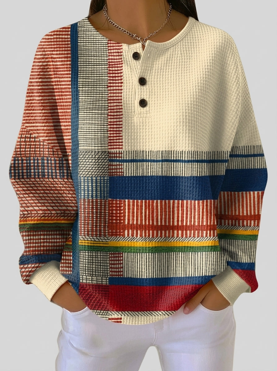 Consuelo - Sudadera tipo Henley