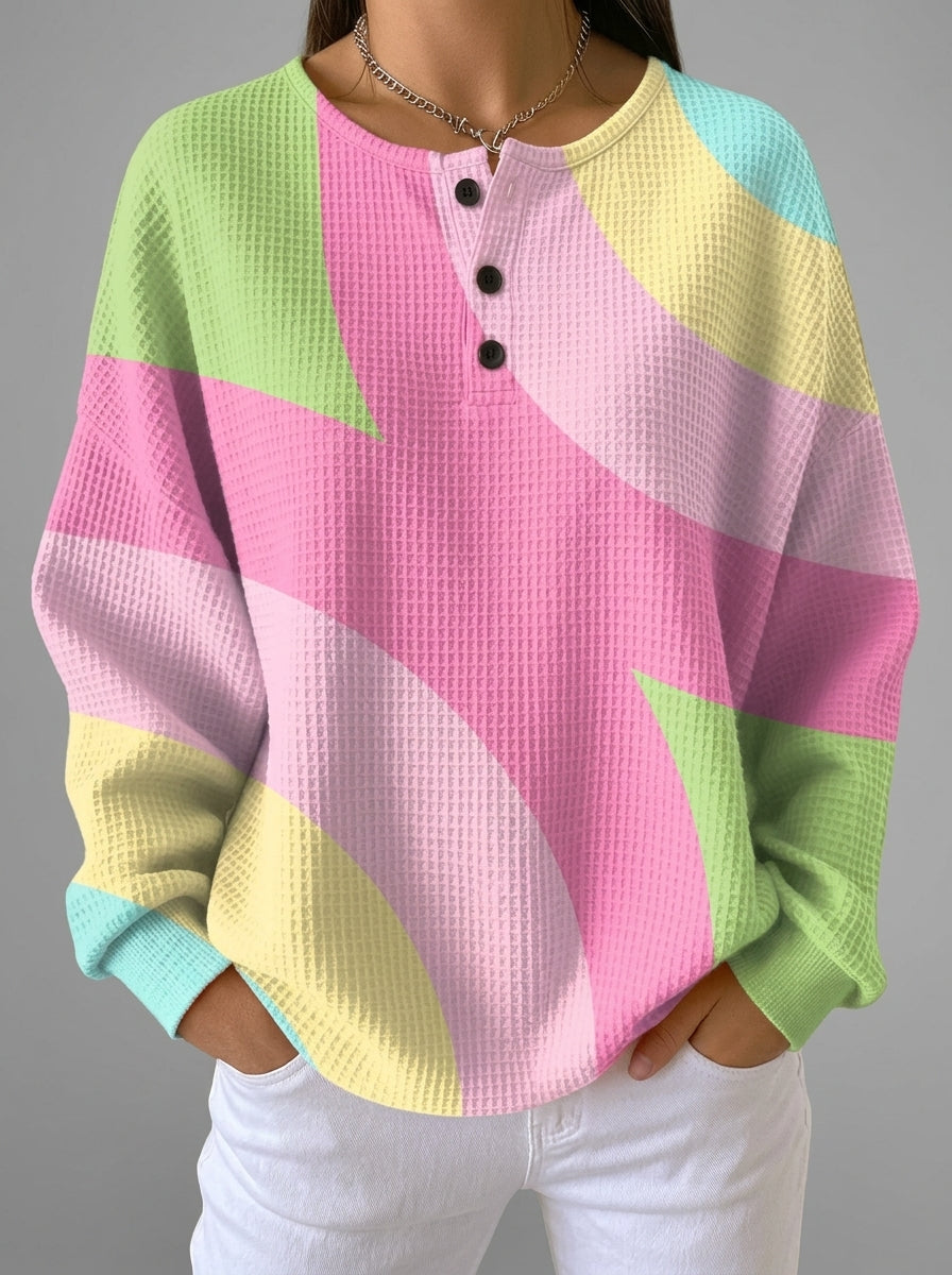 Encarna - Sudadera con Estampado Abstracto