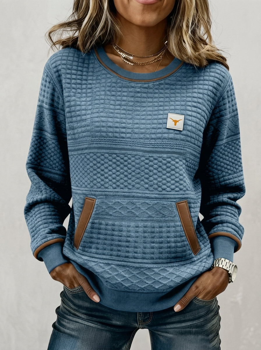Noelia - Sudadera de Cuello Redondo