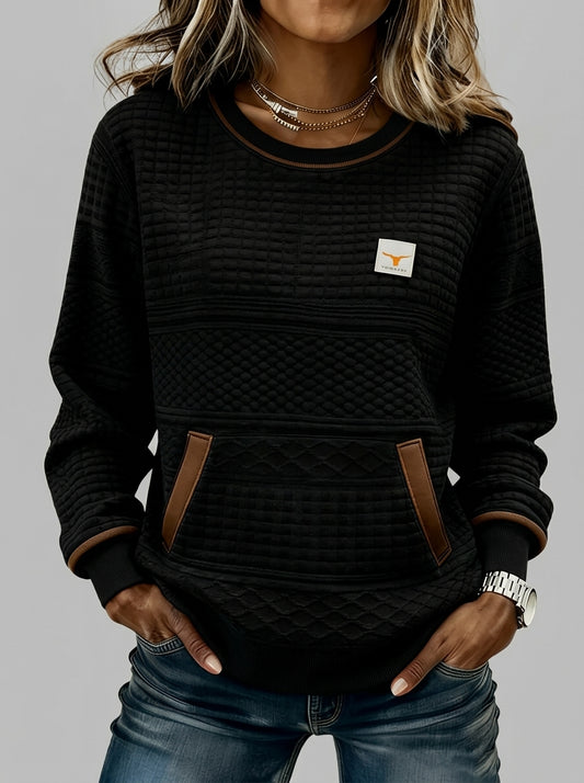 Noelia - Sudadera de Cuello Redondo