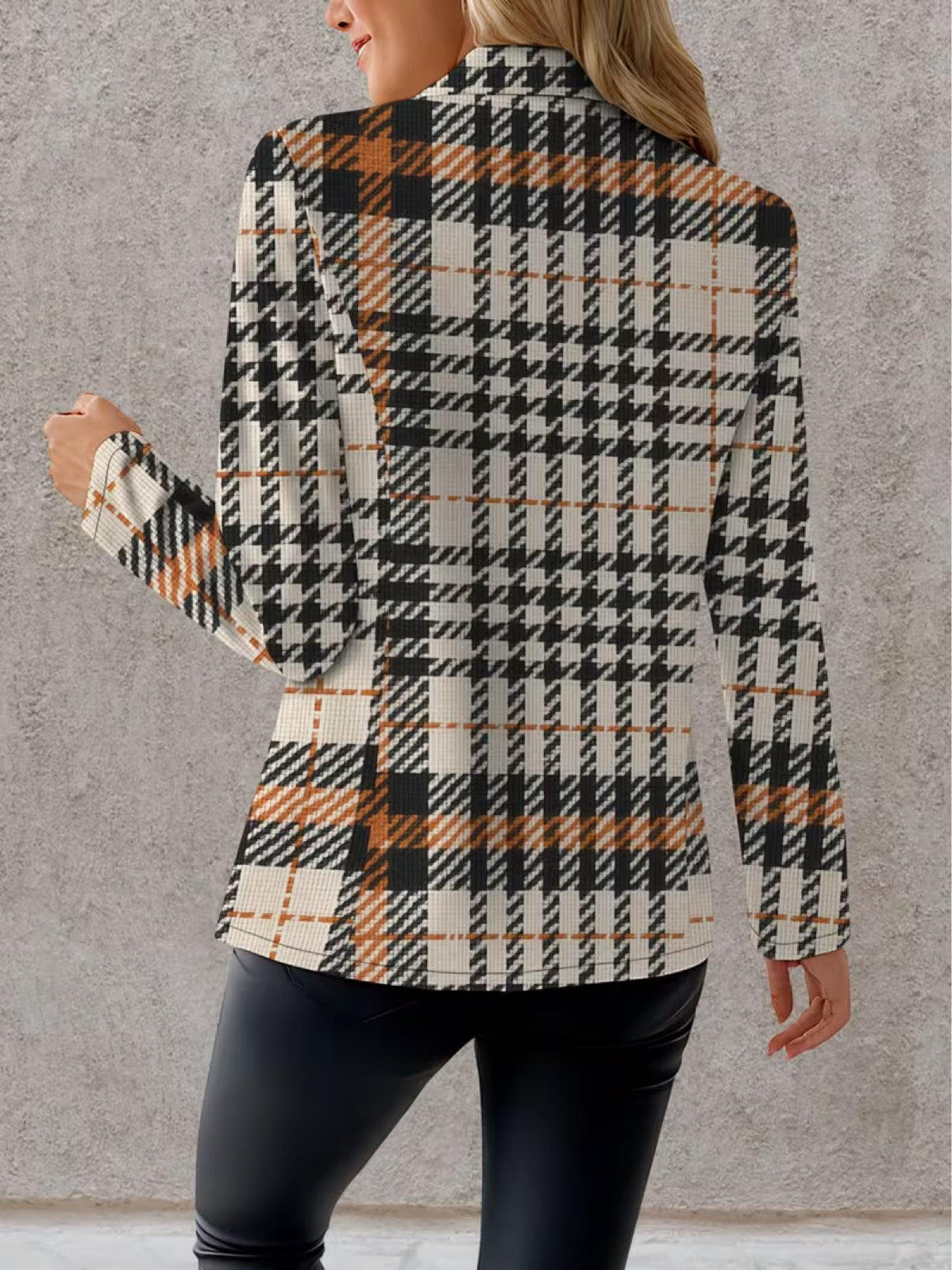 Soledad - Blazer Elegante a Cuadros