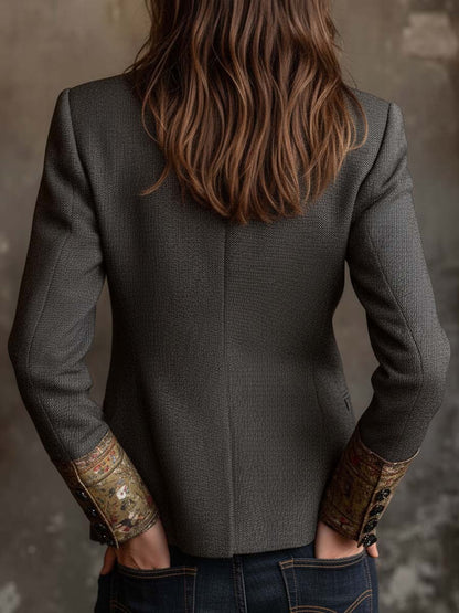 Vicenta ⎸ Blazer con Estampado Floral Vintage