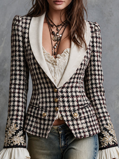 Aurora ⎸ Blazer con Estampado Bohemio