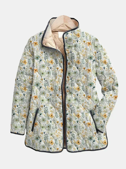 Encarna - Chaqueta Acolchada con Estampado Floral