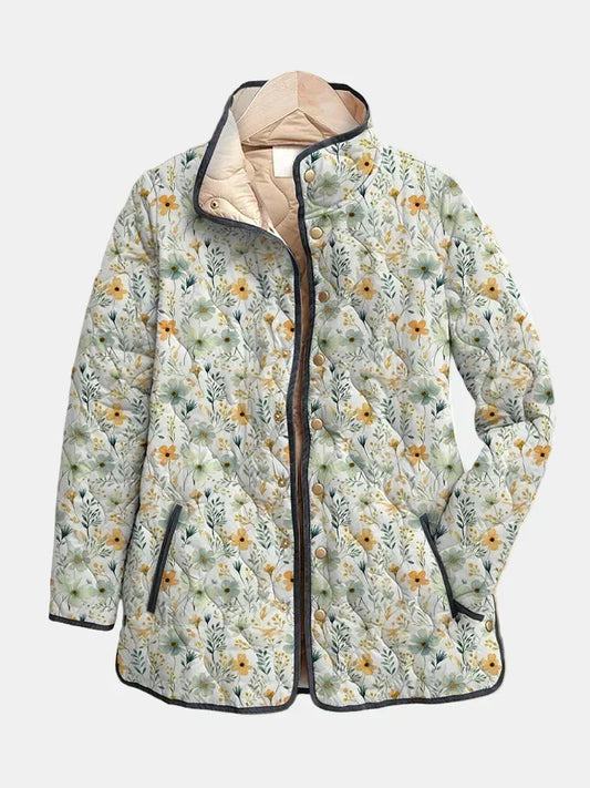 Encarna - Chaqueta Acolchada con Estampado Floral