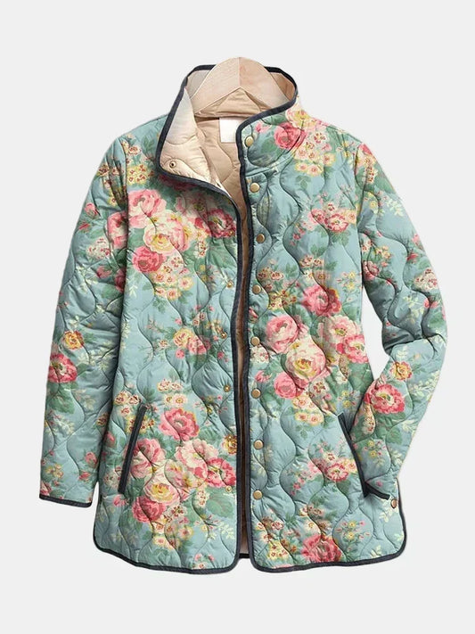 Consuelo - Chaqueta Acolchada con Estampado Floral