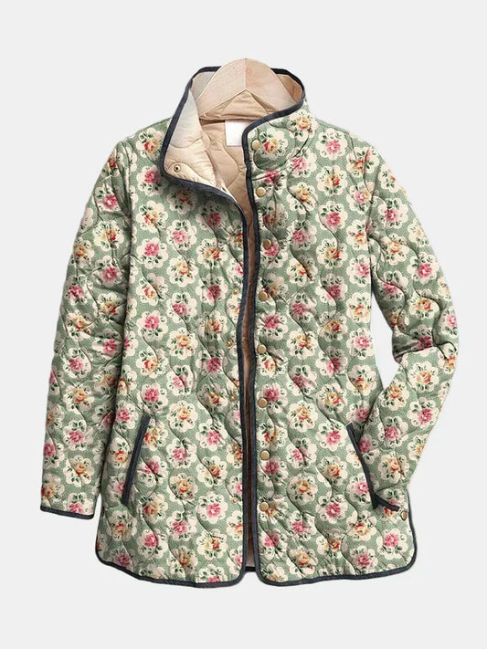 Concha - Chaqueta Acolchada con Estampado Floral