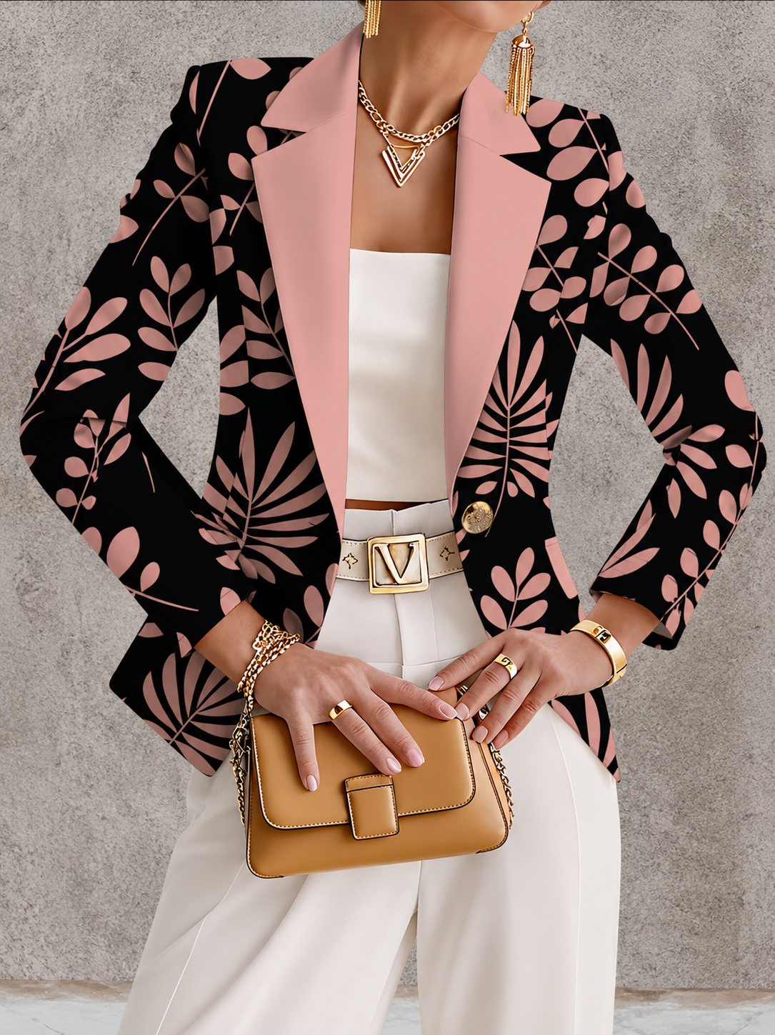 Antonia - Blazer de Hojas