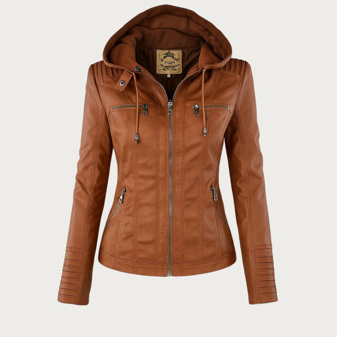 Asunción - Chaqueta de Piel Resistente y Elegante