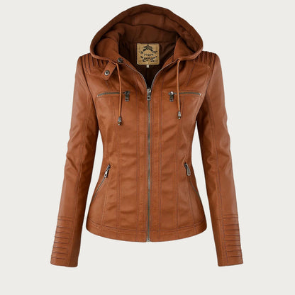 Asunción - Chaqueta de Piel Resistente y Elegante
