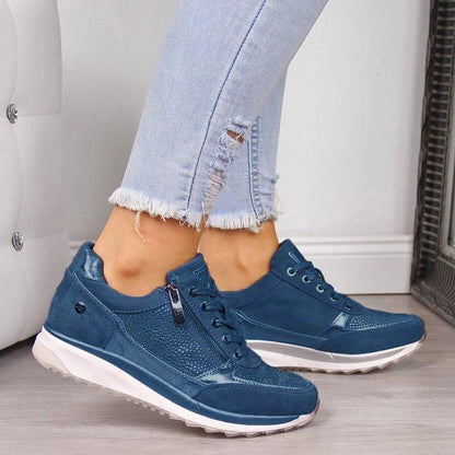 Martina - Zapatos Cómodos con Cremallera