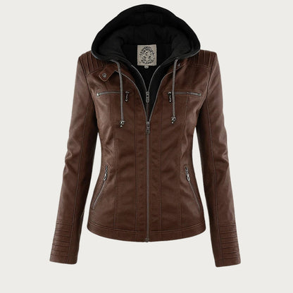 Asunción - Chaqueta de Piel Resistente y Elegante