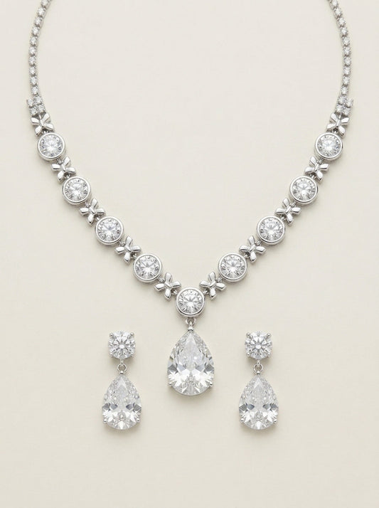 Véra - Elegante Set de Joyas de Cristal