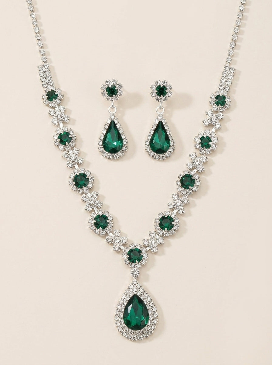 Véra - Elegante Set de Joyas de Cristal