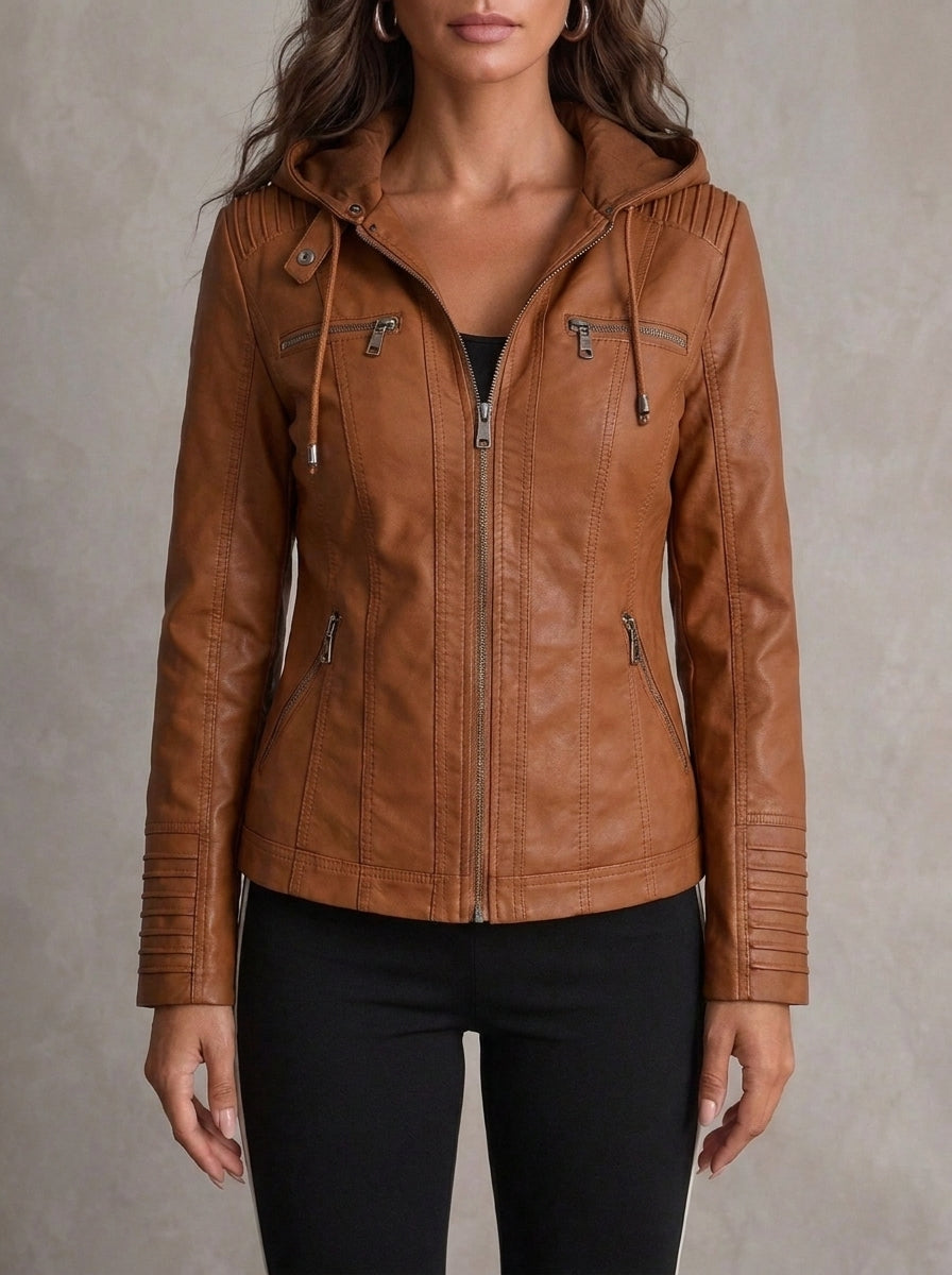 Macarena - Chaqueta de Piel Resistente y Elegante