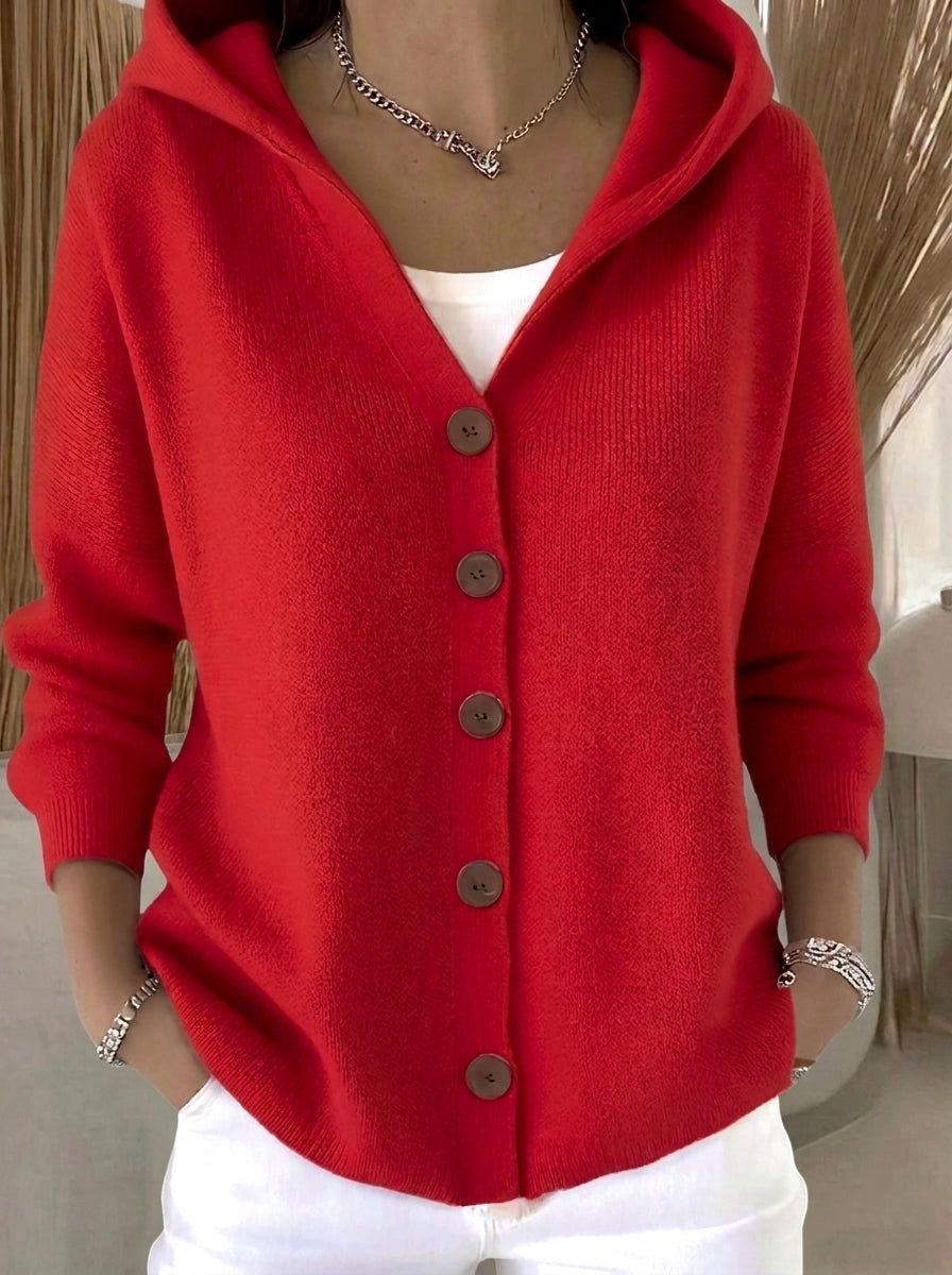 Josefa - Chaqueta de Punto con Capucha
