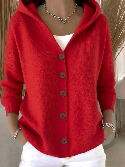 Josefa - Chaqueta de Punto con Capucha