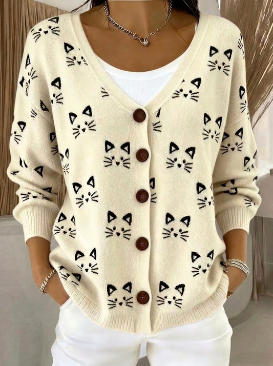 Adela - Chaqueta de Punto con Botones