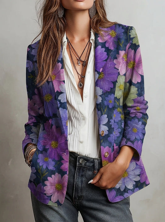 Marcela - Blazer con Estampado Floral