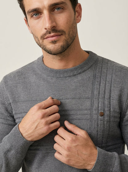 Massimo - Suéter Elegante con Diseño de Cuadros