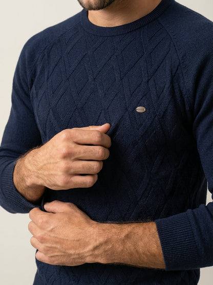 Nico - Suéter Elegante con Diseño de Rombos