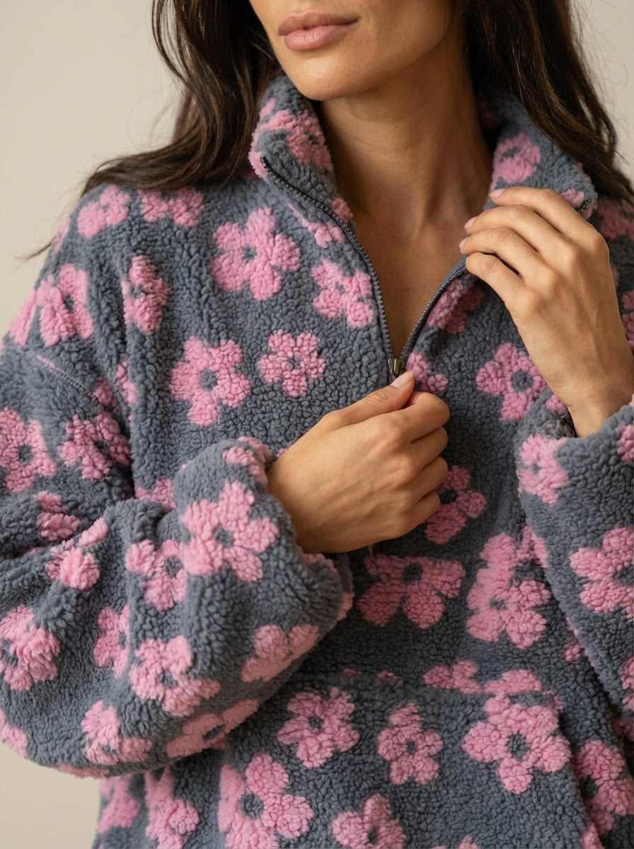Daisy - Sudadera Fleece Bloom