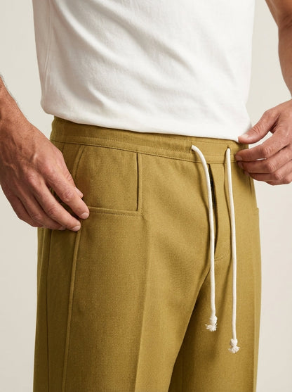 Marco - Pantalón Elegante con Cordón Ajustable