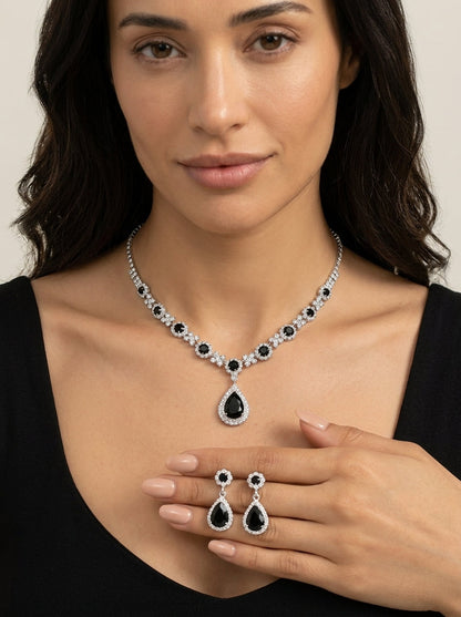 Véra - Elegante Set de Joyas de Cristal