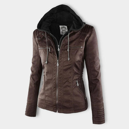 Asunción - Chaqueta de Piel Resistente y Elegante