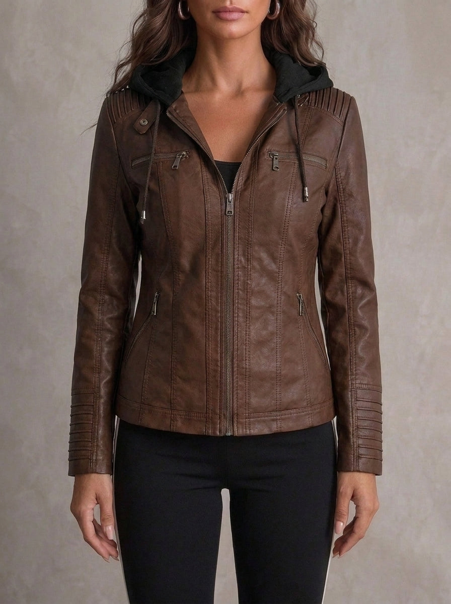 Macarena - Chaqueta de Piel Resistente y Elegante