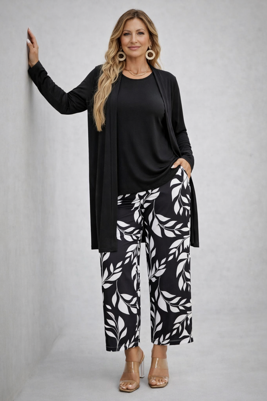 Conjunto de Tres Piezas Elegancia Clásica