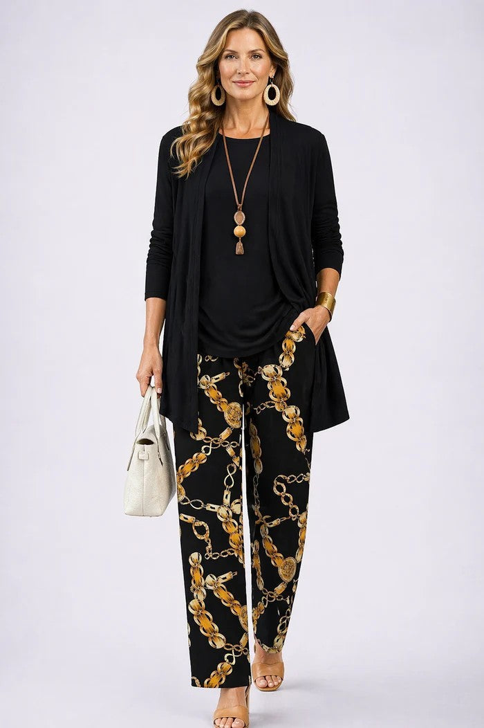 Conjunto de Tres Piezas Elegancia Clásica