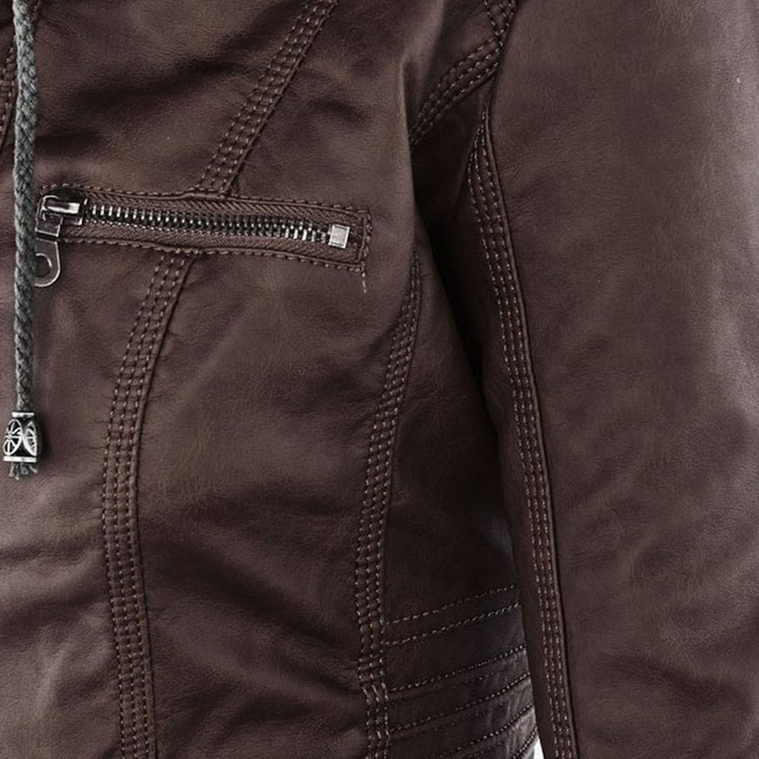 Asunción - Chaqueta de Piel Resistente y Elegante