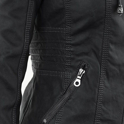 Asunción - Chaqueta de Piel Resistente y Elegante