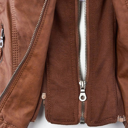Asunción - Chaqueta de Piel Resistente y Elegante