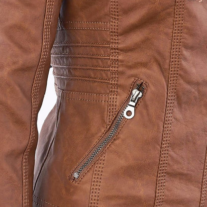 Asunción - Chaqueta de Piel Resistente y Elegante