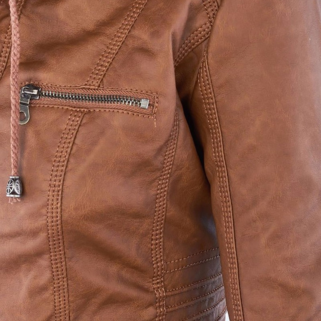 Asunción - Chaqueta de Piel Resistente y Elegante