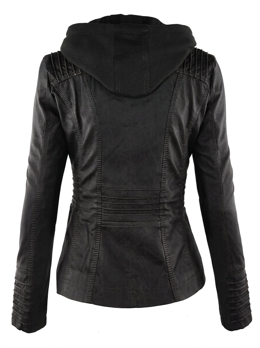 Mercedes - Chaqueta de Piel Resistente y Elegante
