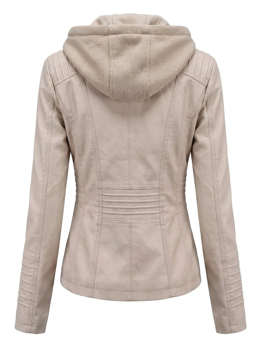 Cristina - Chaqueta de Piel Resistente y Elegante