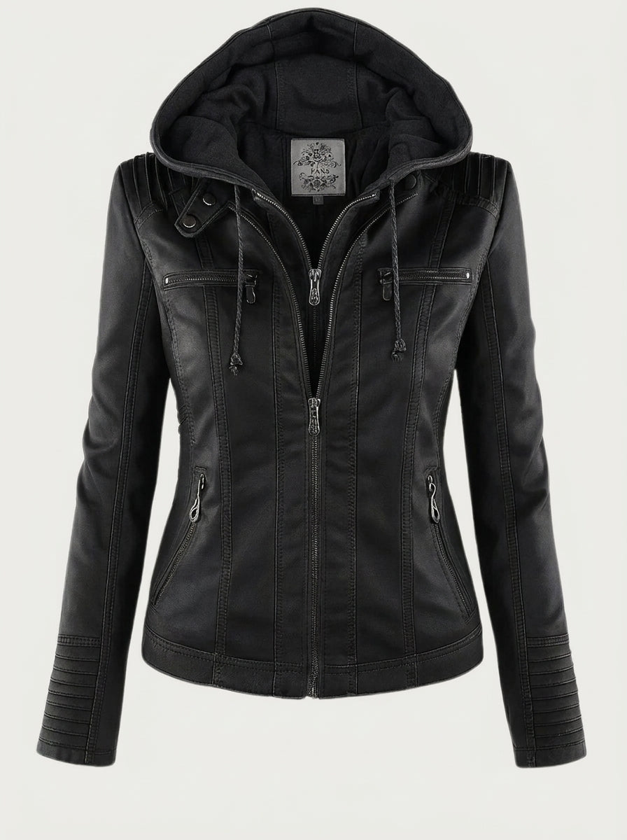 Mercedes - Chaqueta de Piel Resistente y Elegante