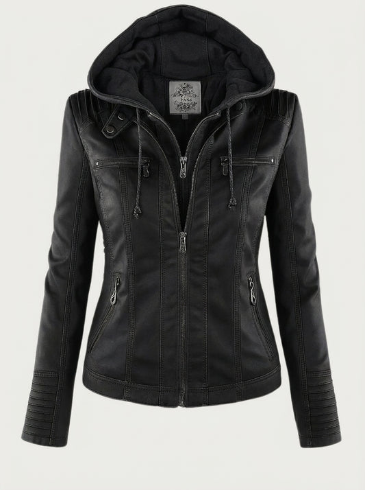 Mercedes - Chaqueta de Piel Resistente y Elegante