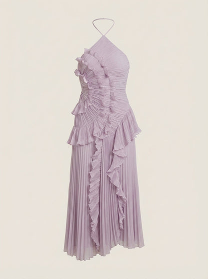 Rosé - Vestido Largo Plisado