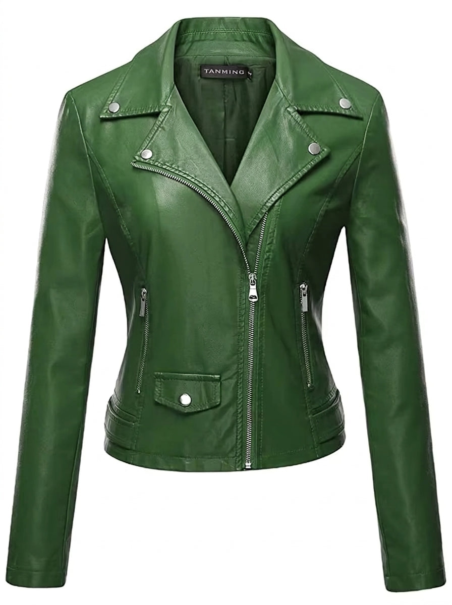 Ana - Chaqueta de Piel Resistente y Elegante