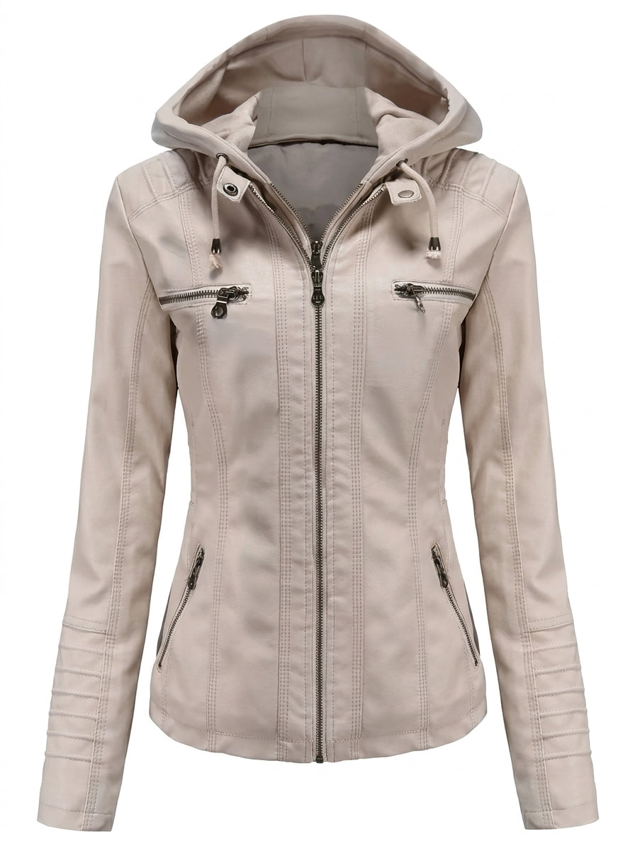Cristina - Chaqueta de Piel Resistente y Elegante