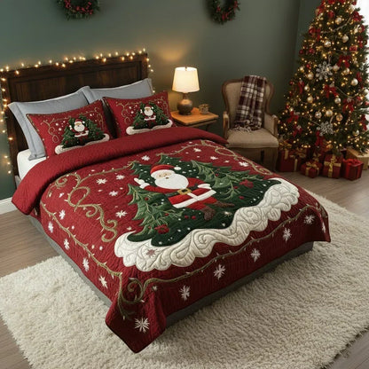 Juego de Cama Acolchado de 3 Piezas - Taller de Papá Noel
