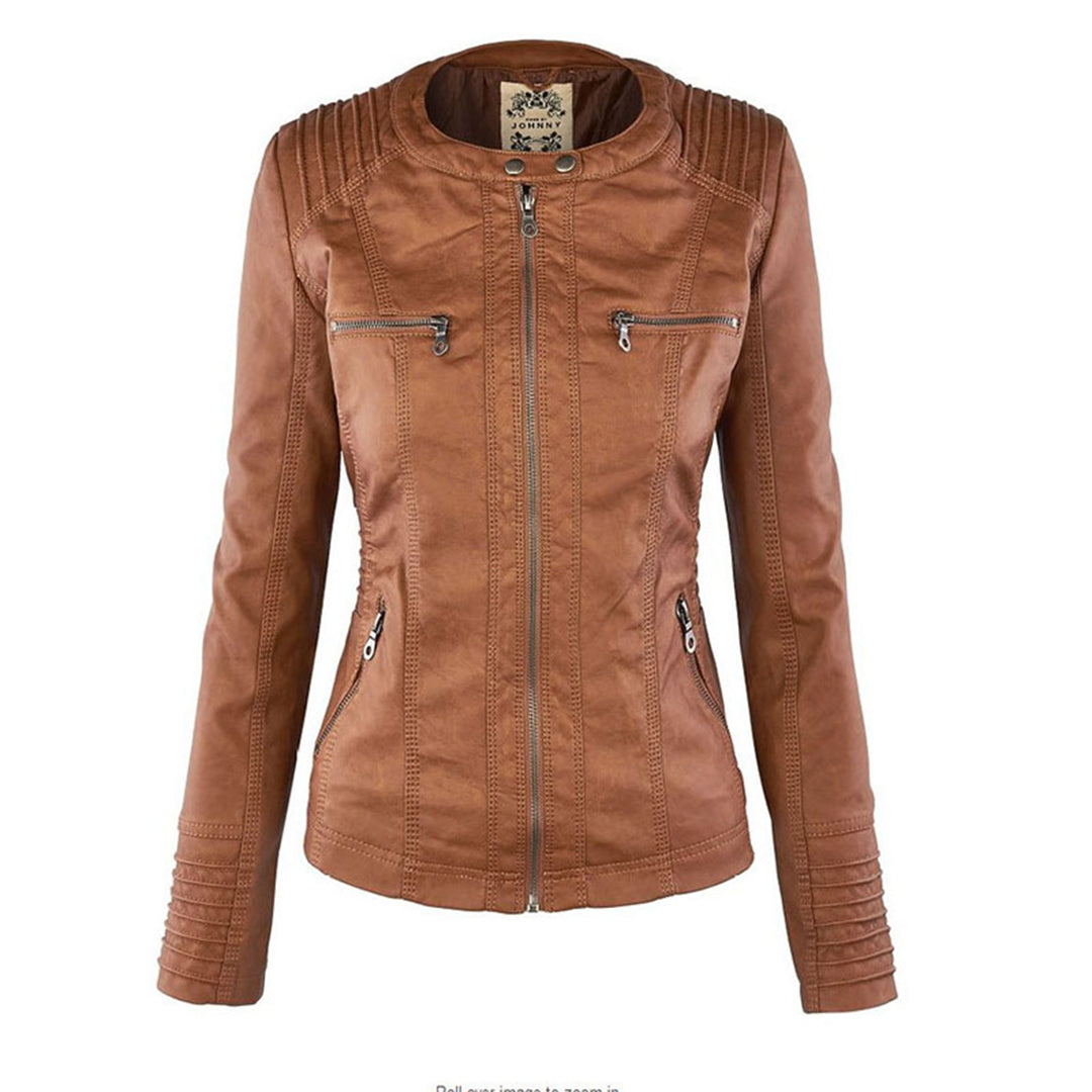 Asunción - Chaqueta de Piel Resistente y Elegante