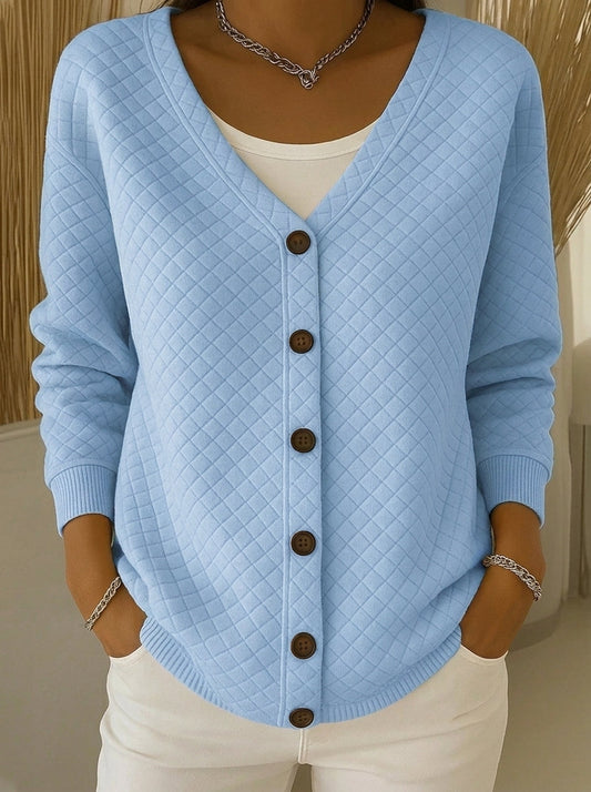 Leonor - Chaqueta de Punto Acolchada con Botones